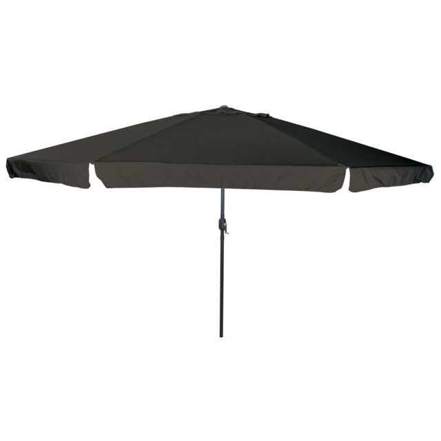 Berkfield Home Outdoor Umbrellas & Sunshades Black Polyester fabric Large - image 1