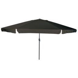 Berkfield Home Outdoor Umbrellas & Sunshades Black Polyester fabric Large - thumbnail 1
