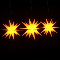Berkfield Home Christmas Lights with LEDs 3 pcs Foldable Yellow - thumbnail 3