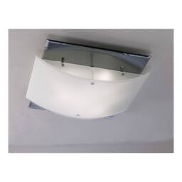 Netlighting Vito Flush Ceiling 3 Light Polished Chrome Smoked Mirror in Grey - thumbnail 2