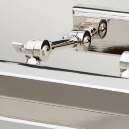 Netlighting Chawton 2 Light Medium Picture Wall Light Polished Nickel E14 in Grey - thumbnail 2
