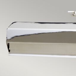 Netlighting Chawton 2 Light Medium Picture Wall Light Polished Nickel E14 in Grey - thumbnail 4