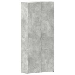 Berkfield Home Shoe Cabinet Concrete grey Engineered Wood Shoe Cabinet - thumbnail 2