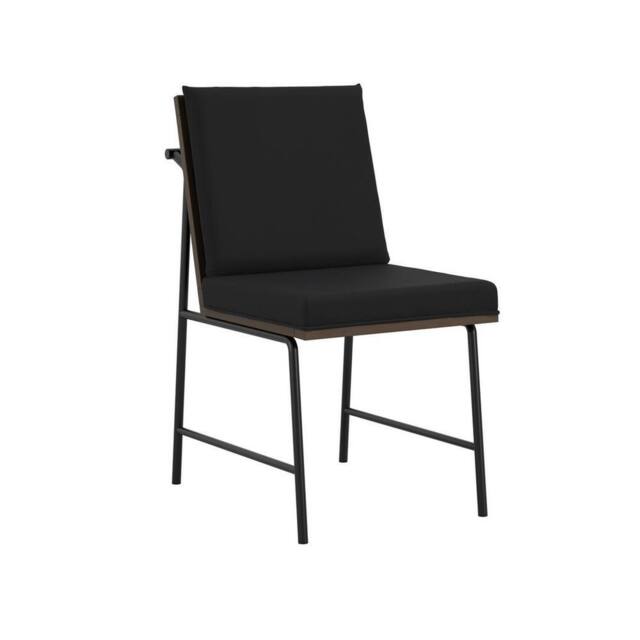 Lemon Pavilion Furniture Scout Indoor Dining Chair (Pack of 2) - House Weave/Rubber Wood in Black - Size: 2 Pack - image 1