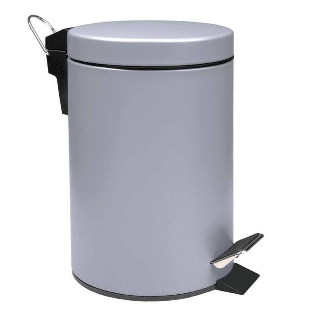 EONLION 3 LITRE SMALL PEDAL BIN in Grey - Size: 100 cm - image 1
