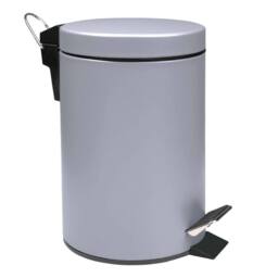 EONLION 3 LITRE SMALL PEDAL BIN in Grey - Size: 100 cm