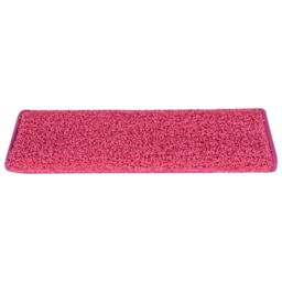 Berkfield Home Carpet Stair Treads 15 pcs 65x21x4 cm Pink - Size: Medium - thumbnail 3