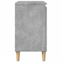 Berkfield Home Sink Cabinet Concrete Grey 58x33x60 cm Engineered Wood - Size: 58 x 33 x 60 cm - thumbnail 6