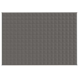 Berkfield Home Weighted Blanket Grey 137x200 cm Single 6 kg Fabric - thumbnail 3