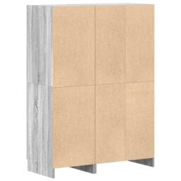 Berkfield Home 2 Piece Kitchen Cabinet Set Grey Sonoma Engineered Wood - thumbnail 9