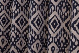 Sundour Marrakech Eyelet Curtains in Blue - Size: 168 cm width x 137 cm drop - thumbnail 3