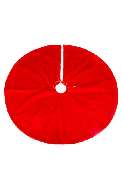 VFM e-Store Christmas Tree Skirt Christmas Decoration X 90cm Red - image 1