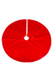 VFM e-Store Christmas Tree Skirt Christmas Decoration X 90cm Red - thumbnail 1