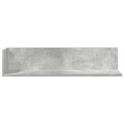 Berkfield Home Decorative Wall Shelves 2 pcs Concrete Grey 75x16.5x16.5 cm Engin - thumbnail 4