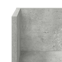 Berkfield Home Decorative Wall Shelves 2 pcs Concrete Grey 75x16.5x16.5 cm Engin - thumbnail 9