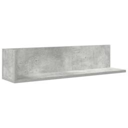 Berkfield Home Decorative Wall Shelves 2 pcs Concrete Grey 75x16.5x16.5 cm Engin - thumbnail 5