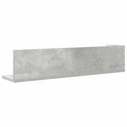Berkfield Home Decorative Wall Shelves 2 pcs Concrete Grey 75x16.5x16.5 cm Engin - thumbnail 7
