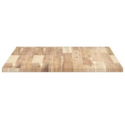 Berkfield Home Desk Top Untreated 100x60x2 cm Solid Wood Acacia in Brown - Size: 100 x 60 x 2 cm - thumbnail 6