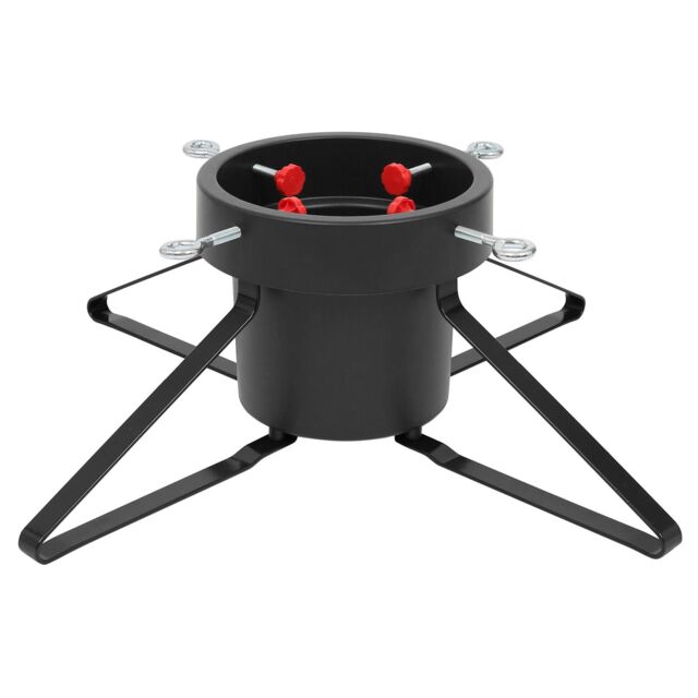 Harbour Housewares Classic Real Christmas Tree Stand - 5.5in - Black - image 1