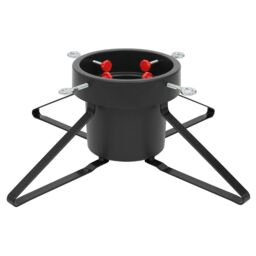 Harbour Housewares Classic Real Christmas Tree Stand - 5.5in - Black