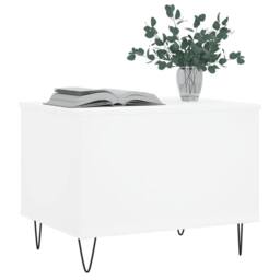 Berkfield Home Coffee Table White 60x44.5x45 cm Engineered Wood - thumbnail 4