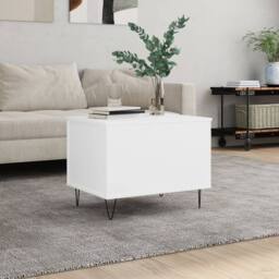 Berkfield Home Coffee Table White 60x44.5x45 cm Engineered Wood - thumbnail 2