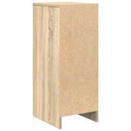 Berkfield Home Sideboard Sonoma Oak 29.5x34x76 cm Engineered Wood in Brown - thumbnail 8