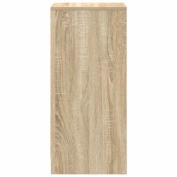 Berkfield Home Sideboard Sonoma Oak 29.5x34x76 cm Engineered Wood in Brown - thumbnail 7
