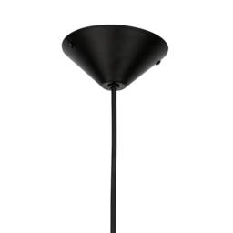 First Choice Lighting Fontana - Brushed Chrome with Black 40cm Diameter Ceiling Pendant in Silver - thumbnail 9