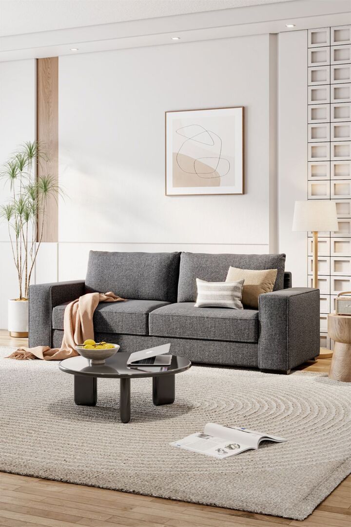 3-Seater Sofa Couch, 2.3m W by Debenhams