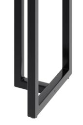 Living and Home 2Pcs Black T-shaped Anti-Slip Metal Table Legs Furniture Replacement Legs for DiningTable, Desks and Workbenches, 50cm W x 71cm H - thumbnail 5
