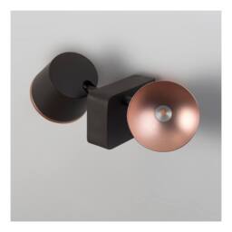 Netlighting Drone Integrated LED Dome Wall Ceiling Light Brown Copper - thumbnail 4