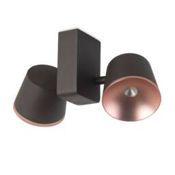 Netlighting Drone Integrated LED Dome Wall Ceiling Light Brown Copper - thumbnail 5