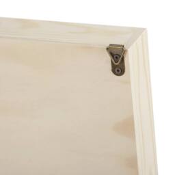 NESTLUNE 80 Grids Wooden Wall Mount ﻿Model Display Cabinet in Natural - thumbnail 5