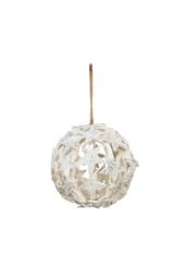 KDMD Winter Wonderland White Washed Star Bauble Dia20cm - thumbnail 1