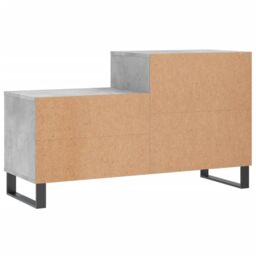 Berkfield Home Shoe Cabinet Concrete Grey 102x36x60 cm Engineered Wood - Size: 102 x 36 x 60 cm - thumbnail 6