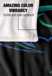 Batman Blanket, 152x127 cm Forever Logo Silky Touch Super Soft Throw Blanket in White - thumbnail 4
