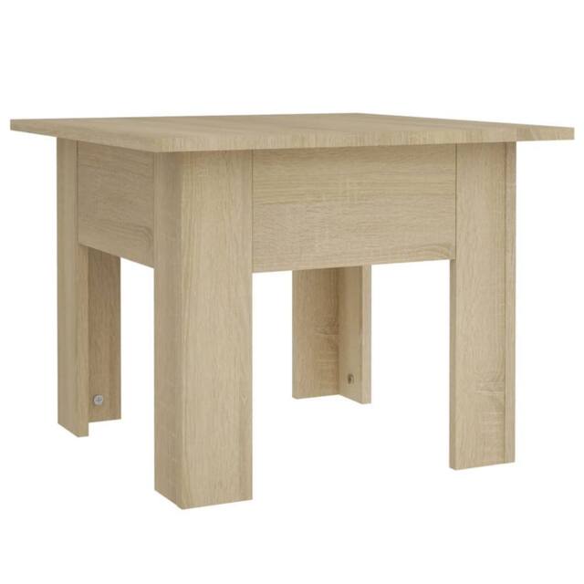 Berkfield Home Coffee Table Sonoma Oak 55x55x42 cm Engineered Wood in Brown - Size: 55 x 55 x 42 cm - image 1