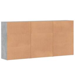 Berkfield Home Sideboards 3 pcs Concrete Grey 60x31x84 cm Engineered Wood - Size: 60 x 31 x 84 cm - thumbnail 6