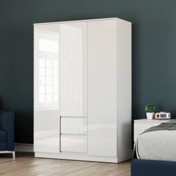 HD Designs Vida Designs Glinton 3 Piece Bedroom Set (2 Drawer Bedside Chest, 4 in White - thumbnail 6