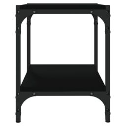 Berkfield Home TV Cabinet Black 40x33x41 cm Engineered Wood & Steel - Size: 40 x 33 x 41 cm - thumbnail 6