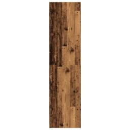 Berkfield Home Wardrobe Old Wood 30x50x200 cm Engineered Wood in Brown - Size: 30 x 50 x 200 cm - thumbnail 6
