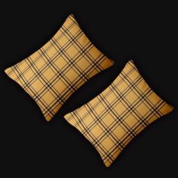 Pamposh Premium Checkered Duvet Cover Set in Yellow - Size: Single - thumbnail 7