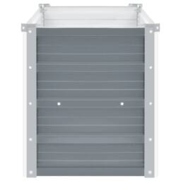 Berkfield Home Garden Raised Bed Galvanised Steel 100x40x45 cm Grey - Size: 100 x 40 x 45 cm - thumbnail 4