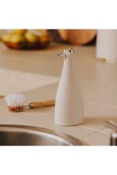 Cosmic Soap Dispenser 300ml Matt Black Unique Design Saku Collection - thumbnail 6