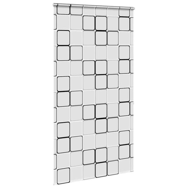Berkfield Home Shower Roller Blind with Cassette 120x240 cm Fabric Width 116 cm in White - image 1