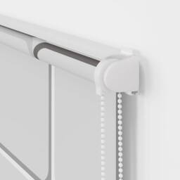Berkfield Home Shower Roller Blind with Cassette 120x240 cm Fabric Width 116 cm in White - thumbnail 8