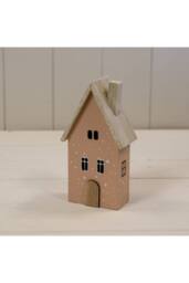 KDMD Pink Wooden Polka Dot House Ornament