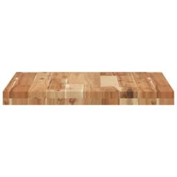 Berkfield Home Table Top Square 50x50x4 cm Solid Wood Acacia in Brown - Size: 50 x 50 x 4 cm - thumbnail 6