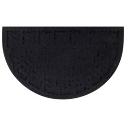 Berkfield Home Door Mat Half Round 45x75 cm Rubber & Coir in Brown - thumbnail 3